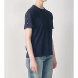 Boxy T-shirt w/P | LE CIEL BLEU outlet | 詳細画像4 