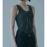 Ribbon-trimmed N | LE CIEL BLEU outlet | 詳細画像10 