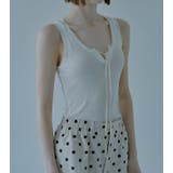 Ribbon-trimmed N | LE CIEL BLEU outlet | 詳細画像3 