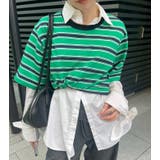 Relaxed Fit Stri | LE CIEL BLEU outlet | 詳細画像14 