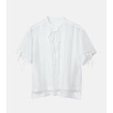 White | Pleated Shirt | LE CIEL BLEU outlet