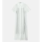 White | Pleated Dress | LE CIEL BLEU outlet