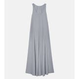 【洗える】Sleeveless Twill A-line Dress | LE CIEL BLEU outlet | 詳細画像7 