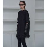 Jersey Dress w/F | LE CIEL BLEU outlet | 詳細画像1 