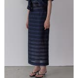 Jacquard Sheer S | LE CIEL BLEU outlet | 詳細画像3 