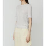 Semi Sheer Trian | LE CIEL BLEU outlet | 詳細画像2 