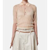 Wave pattern Kni | LE CIEL BLEU outlet | 詳細画像1 