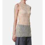 Wave pattern Kni | LE CIEL BLEU outlet | 詳細画像3 