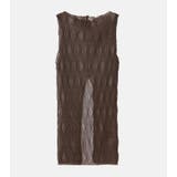 Brown | Wave pattern Kni | LE CIEL BLEU outlet