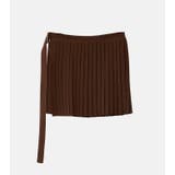 Brown | Knit Pleats SK | LE CIEL BLEU outlet