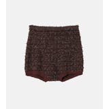 Dark Brown | Tweed Knit Pants | LE CIEL BLEU outlet