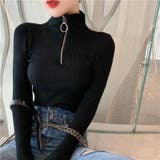 韓国ファッション ニットセーター レディース | cici bella | 詳細画像1 