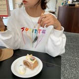 大人可愛い デザインパーカー ゆったり | cici bella | 詳細画像4