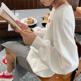 大人可愛い デザインパーカー ゆったり | cici bella | 詳細画像5