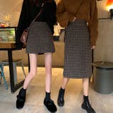 韓国ファッション スカート 大人かわいい デイリーコーデ Hライン 着回し | cici bella | 詳細画像3