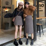 韓国ファッション スカート 大人かわいい デイリーコーデ Hライン 着回し | cici bella | 詳細画像5