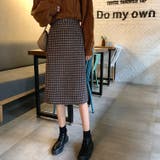 韓国ファッション スカート 大人かわいい デイリーコーデ Hライン 着回し | cici bella | 詳細画像6