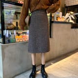 韓国ファッション スカート 大人かわいい デイリーコーデ Hライン 着回し | cici bella | 詳細画像7