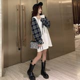 韓国 ファッション ドッキングワンピース | La Bella | 詳細画像9 