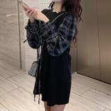 韓国 ファッション ドッキングワンピース | La Bella | 詳細画像14 