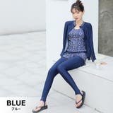 ブルー | 水着 レディース 体型カバー | La Bella
