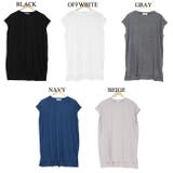 フレンチスリーブTシャツ 体型カバー ゆったり | Leggy&Paggy | 詳細画像10