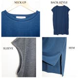 フレンチスリーブTシャツ 体型カバー ゆったり | Leggy&Paggy | 詳細画像11