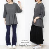 ギャザードルマンTシャツ 体型カバー ゆったり | Leggy&Paggy | 詳細画像7