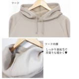 裏起毛ビッグパーカー ワイドスリーブパーカー カジュアル | Leggy&Paggy | 詳細画像10