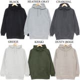 裏起毛スタンドネックパーカー カジュアル スウェット | Leggy&Paggy | 詳細画像14 