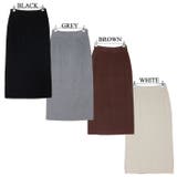 リブニットタイトスカート ニットナロースカート タイトスカート | Leggy&Paggy | 詳細画像6 