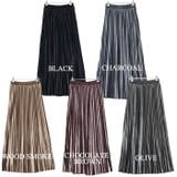 ベロアプリーツスカート ロングスカート ベロアスカート 大人スカート | Leggy&Paggy | 詳細画像15 