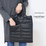 ブラック | エアリーキルティング トートバッグ | Leggy&Paggy