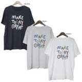 英字ロゴ ビッグTシャツ 半袖Tシャツ ロゴT Tシャツ半袖 | Leggy&Paggy | 詳細画像9 