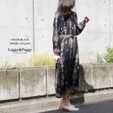 エスニックプリント バルーンスリーブ ロングワンピース 長袖ワンピース | Leggy&Paggy | 詳細画像2 