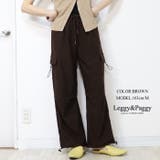 ジャージタッチ 膝タック カーゴパンツ | Leggy&Paggy | 詳細画像8 