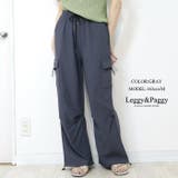 ジャージタッチ 膝タック カーゴパンツ | Leggy&Paggy | 詳細画像10 