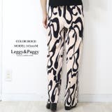 ペイント柄 プリーツパンツ ワイドパンツ | Leggy&Paggy | 詳細画像4