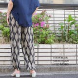 幾何柄ワイドパンツ スカーチョ | Leggy&Paggy | 詳細画像5