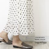 ドット柄シフォンプリーツロングスカート ロングスカート プリーツスカート | Leggy&Paggy | 詳細画像4