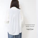 シアーシャツブラウス ビッグシャツ ビッグシルエット | Leggy&Paggy | 詳細画像3