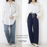 シアーシャツブラウス ビッグシャツ ビッグシルエット | Leggy&Paggy | 詳細画像7