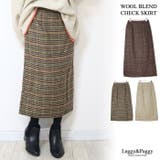 チェック柄ナロースカート タイトスカート | Leggy&Paggy | 詳細画像1