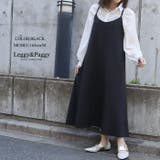カルゼバックリボンワンピース ジャンスカ ロング丈 | Leggy&Paggy | 詳細画像2