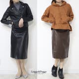 エコレザーナロースカート スリット タイトスカート | Leggy&Paggy | 詳細画像6