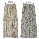 ニュアンスパターン シフォンプリーツスカート ロングスカート | Leggy&Paggy | 詳細画像9