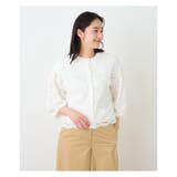 総レースカーディガン | Leilian | 詳細画像1