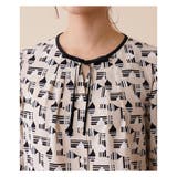 プリントリボンブラウス | Leilian | 詳細画像8 