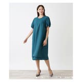 グリーン系 | パフスリーブワンピース | Leilian PLUS HOUSE