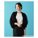 ブラック | ボレロカーディガン | Leilian